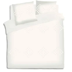 PARURE COTON LAV TUFT IVOIRE 260X240CM