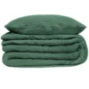 PARURE DOUBLE GAZE COTON CELADON 240X220CM