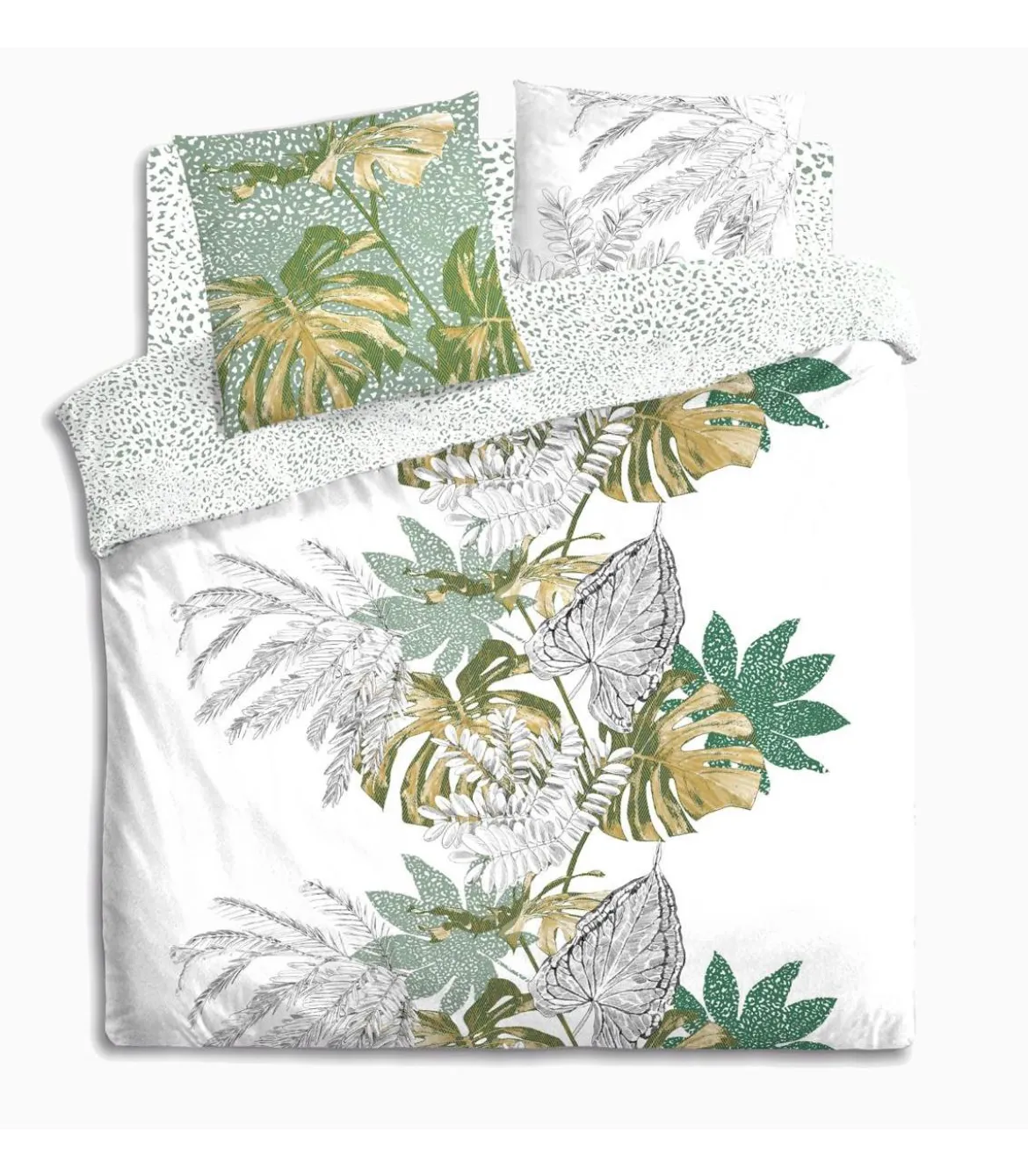 PARURE IMPRIMEE MONSTERA 240X220CM