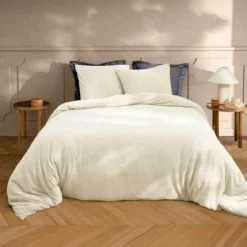 PARURE 240X220CM BOUCLETTE UNIE HELENA NATUREL