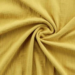 PARURE 240X220CM GAZE COTON UNI 57 FILS ANGELIA JAUNE