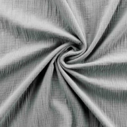 PARURE 240X220CM GAZE COTON UNI 57 FILS ANGELIA GRIS