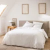 PARURE 240X220CM UNIS 60 FILS MELINE BLANC