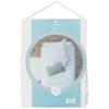 PARURE DOUBLE GAZE COTON BLANC 140X200CM