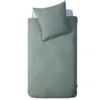 PARURE DOUBLE GAZE COTON NOISETTE 140X200CM