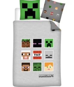 PARURE 140X200CM MINECRAFT
