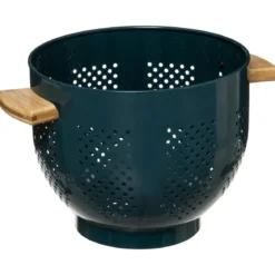 PASSOIRE METAL 20CM PETROLE
