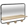 PATERE MIROIR ET ETAGERE FILO