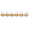 PATERE MURALE BOIS METAL AGRAPHE 6 TETES