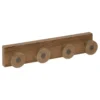PATERE 4 TIGES COME METAL BOIS L.40CM