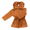 PEIGNOIR ENFANT FLANELLE UNIE BRODEE LIONCEAU