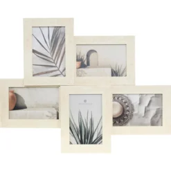PELE MELE ANAYA 5 PHOTOS EFFET TRAVERTIN BEIGE