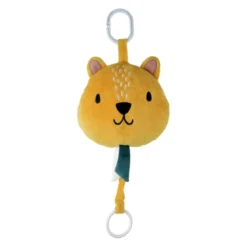 PELUCHE MUSICALE LEOPARD 18X32CM SAVANE