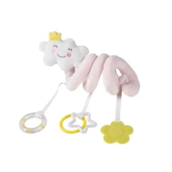PELUCHE SPIRALE ACTIVITES ROSE 17X8.5X8.5CM NUAGE