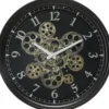 PENDULE MECANISME METAL LUXE D.37CM