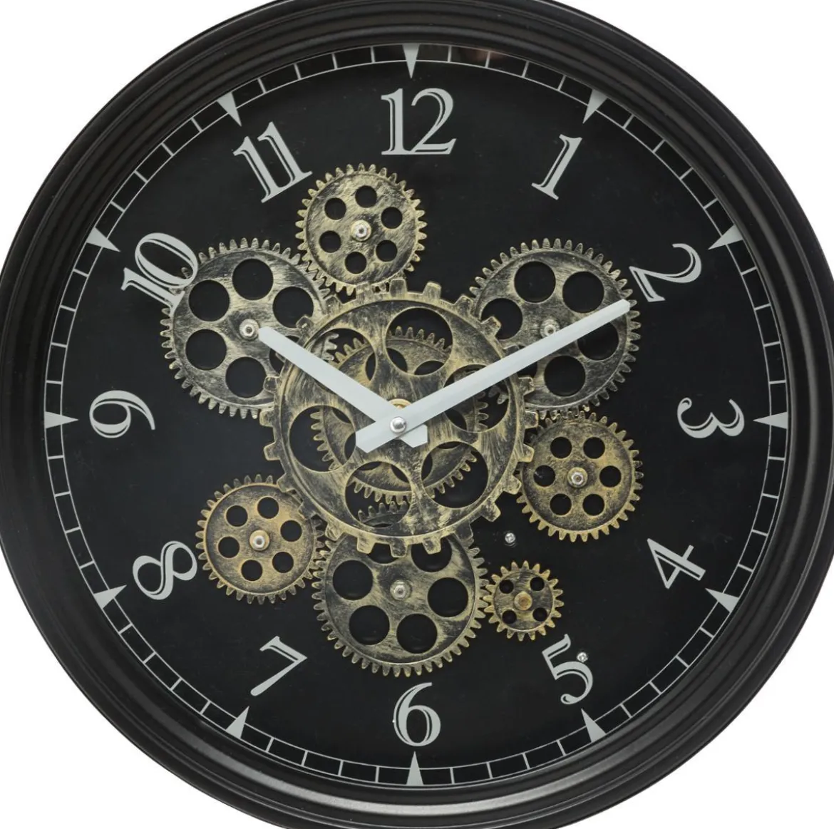 PENDULE MECANISME METAL LUXE D.37CM
