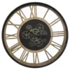 PENDULE METAL BOIS D.57CM