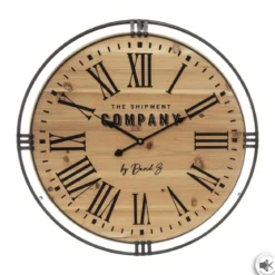 PENDULE SILENCE COLONIAL D.58CM