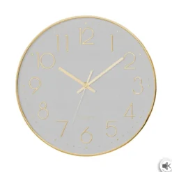 PENDULE SILENCE GOLD D.30CM
