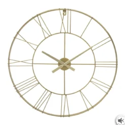 PENDULE SILENCE METAL OR D.70CM
