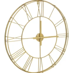 PENDULE SILENCE METAL OR D.70CM