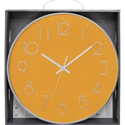 PENDULE SILENCE SILVER D.30CM
