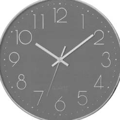PENDULE SILENCE SILVER D.30CM