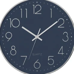 PENDULE SILENCE SILVER D.30CM