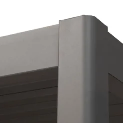 PERGOLA EVORA ELECTRIQUE 3.6X3.6M GRAPHITE