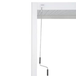 PERGOLA EVORA 6X3.6M BLANC