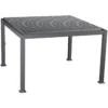 PERGOLA EVORA 3.6X3.6M GRAPHITE
