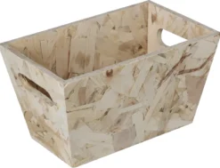 PETITE CAISSE TRAPEZE OSB D.18X11X10CM