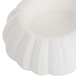 PHOTOPHORE CERAMIQUE OCEANIA BLANC H.3.5CM