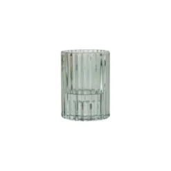 PHOTOPHORE REVERSIBLE VERRE TEINTE 5.5X7.5CM CELADON