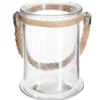 PHOTOPHORE VERRE AVEC CORDE LENA H.17CM