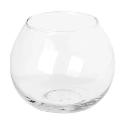 PHOTOPHORE VERRE ROND H.10CM