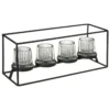 PHOTOPHORE X4 VERRE FANTAISIE L.35CM
