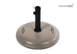 PIED PARASOL 25KG TAUPE BETON