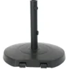 PIED PARASOL ROND 28KG NOIR