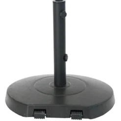 PIED PARASOL ROND 28KG NOIR