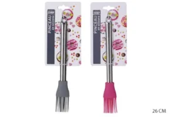 PINCEAU  SILICONE MANCHE  INOX