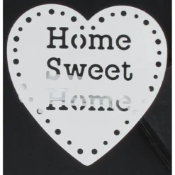 PINCE METAL GM HOME SWEET HOME X2 BLANC LAQUE