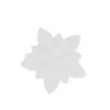 PINCES METAL PETIT MODELE NYMPHEAS BLANC MAT X2 PIECES