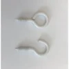 PITON ROND FILETE X16 BLANC