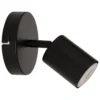 PLAFONNIER APPLIQUE METAL VICO NOIR D.10CM