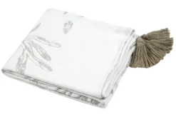 PLAID AZURIA BLANC 125X150CM