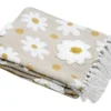 PLAID CAMILLE NATUREL 125X150CM