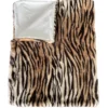 PLAID EFFET PEAU BETE TIGRE