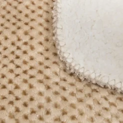 PLAID FLANELLE SHERPA LYNO BEIGE 130X170CM