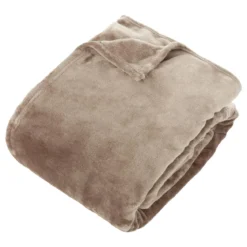 PLAID FLANELLE UNI LIN 240X260CM